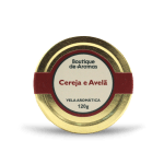 BOUTIQUE DE AROMAS VELA AROMÁTICA CEREJA E AVELÃ 120g